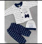 New born Baby And Baba Dress With Cap By Tawakkal Mart - Image 2