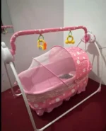 Kidilo Auto Electric Baby Swing, Baby Jhoola, Baby Bassinet, Baby Rocker, Baby Chair, Baby Cradle, Baby Cot , Baby gift, Baby happy birthday gift - Image 2