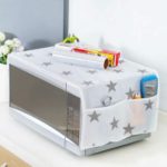 Protect Your Microwave: Dustproof Fabric Microwave Oven Cover with Bonus Storage Pockets - Image 3