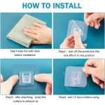 Wall Hooks Magic Transparent Sticker Self Adhesive Double Side - Image 2