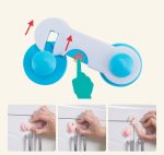 Tawakkal Mart 2pcs/lot Children Security Protector Baby Care Multi-function Child Baby Safety Lock Cupboard Cabinet Door Drawer Safety Locks - Image 4