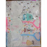 Pack of 3 New born Baby Cotton Dress With Cap - Image 2