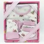 GP One Size 4 Pcs. Baby Gift Set New Born Baby Clothes Set[RANDOM COLOUR+RANDOM DESIGNS] - Image 2