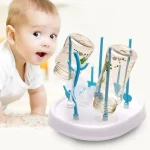 Tawakkal Mart Baby Feeder Dryer, Baby Bottle Drying Rack, Feeder Drying Rack Large Capacity Bottle Dyer Holder For Baby Bottles Nipples Cups Pump Parts And Accessories Drying Rack