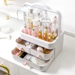Usman's Hub - Cosmetic Box | Makeup Organizer | Waterproof Dustproof Cosmetic Storage Case | Luxury Vanity Countertop Display - Image 2