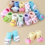 Pack of 5 - Baby 2 in 1 Socks Shoes / kids Toddlers Booties 0 - 12 month - Multicolour - Image 2