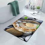 Bath Mat Water Absorbent Non-Slip, Water Absorbent Bath Carpet for Bathroom, Shower Room, Tub, Entryway, Kitchen, Sink - Image 7