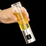 Stainless Steel Oil Sprayer Bottle 100ml – Refillable Cooking Oil Mister for Olive Oil, Air Fryer, BBQ, Baking, Grilling, Frying – High Pressure Spray Bottle for Kitchen, Salad Dressing – Food Grade Glass, Portable Cooking Accessories, Healthy Tools - Image 2