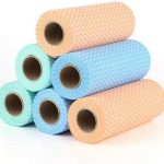 NON woven| washable tissue roll reuseable paper colour full disposable kitchen towel best absorbance or cleaning- tissue good for wet & dry use for anything