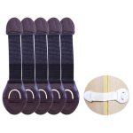 Tawakkal Mart Pack of 5 Cabinet Door Drawers Refrigerator Toilet Baby Safety Locks for Kids Baby Locks for Children Kids Baby Safety Locks