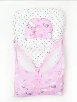 GP 2Pcs Newborn Baby Sleeping Bag With Mosquito Net [RANDOM COLOUR+RANDOM DESIGNS