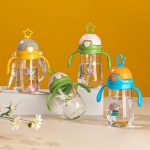 STRAW BEAKER/ juice mug/ baby straw training mug/ straw feeder for baby/600ml/500ml