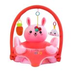 Sofa Set Support Seat Cover Baby Plush Chair Cartoon Learning Sit Plush Chair Toddler Nest Puff Washable With Rod Toys