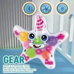 Fishing game with rotating board & music 45 fishes & 15 fishes available in 1 post