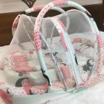 Best Quality Latest Super Soft Large Baby Bed With Mosquito Net Zipper In Amazing Colors - Double Handle for Caring - Portable Zipper Baby Bed Sleeping Bag Baby Bistar Gaddi Sleeping Bag Bed (Size: L 34 , W 22, H 22 Inches) At Thia.pk