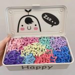 Tawakkal Mart 6pcs Colorful Hairpin Metal Bb Clips Y2K Student Side Clip Five-pointed Star Mini Hairpins Children's Hair Accessories Yao Store