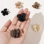 6 Pcs Small Mini Butterfly Claw Clips for Women Girls,Nonslip Jaw Clips for Thin Thick Hair (Beige, Khaki, Brown, Black)