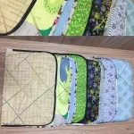 GP High Quality Pack of 6 Baby Godri Embroider Karahi Foam Sheet[RANDOM COLOUR+RANDOM DESIGNS]