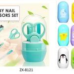 4Pcs Baby Manicure Set Safety Care Nail Trimmer Clipper Scissor Cutter Tool