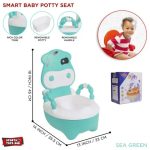 Child & Children's High Capacity Urinal Seat with Backrest and Safety Handle, Cow Character Portable Toddlers Toilet Commode