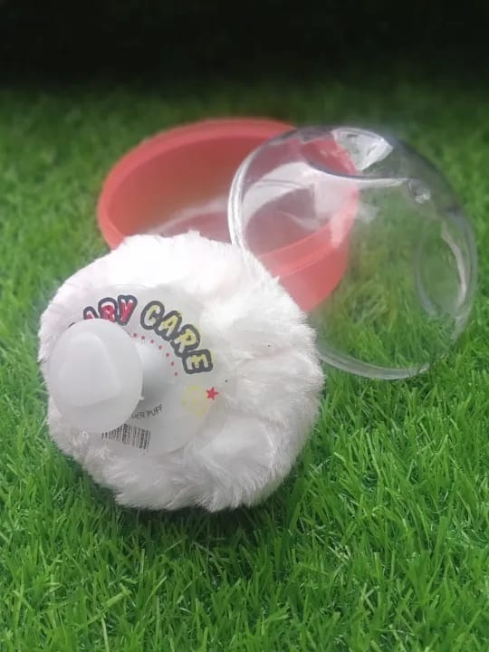 imgi_54_2a62810177b616af851a335fdae5d06d Baby Powder Puff Box newborn children or makeup purpose puff - Image 1