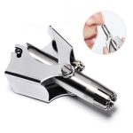 Stainless Steel Manual Nose Trimmer Shaving Nose Ear Hair Face Care Man Washable - Image 3