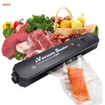 Vaccum Sealer Packing Machine EU Plug Vacuum Packer Machine Small Home Kitchen Food Saver With Free 10pcs Food Vacuum Bags