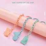 Tawakkal Mart Pacifier Chain Clips Macaron Cartoon Baby Pacifier Anti Drop Chain Soother Nipple Dummy Holder Infant Accessories - Image 3