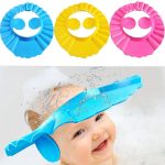 Tawakkal Mart Baby EVA Soft Kids Shampoo Bath Shower Cap Hat Adjustable Kids Shower Cap Baby Care Bath Protection for Kid Shower Accessory