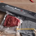 Vaccum Sealer Packing Machine EU Plug Vacuum Packer Machine Small Home Kitchen Food Saver With Free 10pcs Food Vacuum Bags - Image 3