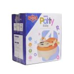 Child & Children's High Capacity Urinal Seat with Backrest and Safety Handle, Cow Character Portable Toddlers Toilet Commode - Image 3