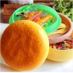 Lunch Box Kids Tiffin Box For School Burger Shaped Meal-it Box Large Lunch Box