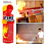 Foam Stop Fire 500Ml - Fire Stop - Fire Extinguisher - Portable Spray Safety