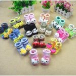 (Pack of 2) Baby Best Quality Socks Baby Cartoon Doll Socks- Multi-colors