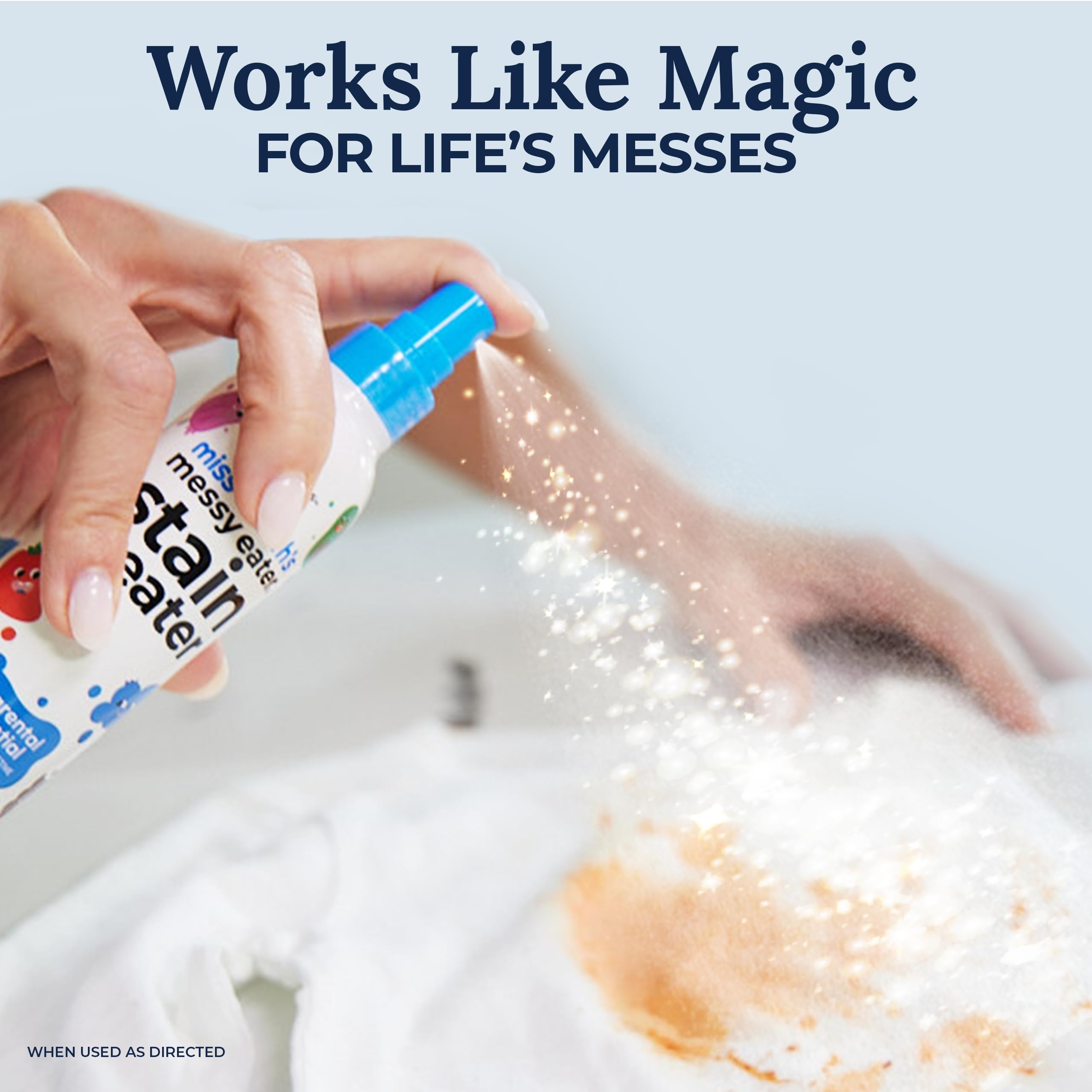 imgi_58_d5d37015da10b53b3356ed2f417451ce Miss Mouth's Messy Eater Stain Treater Spray - 4oz Stain Remover - Newborn & Baby Essentials - No Dry Cleaning Food, Grease, Coffee Off Laundry, Underwear, Fabric - Image 1