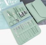 Manicure Pedicure Grooming Kit, Stainless Steel set, Nail cutter set, Nails Care, Clipper, Nails tool Set, Professional Spa kit, Nipper, 16pcs set - Image 3