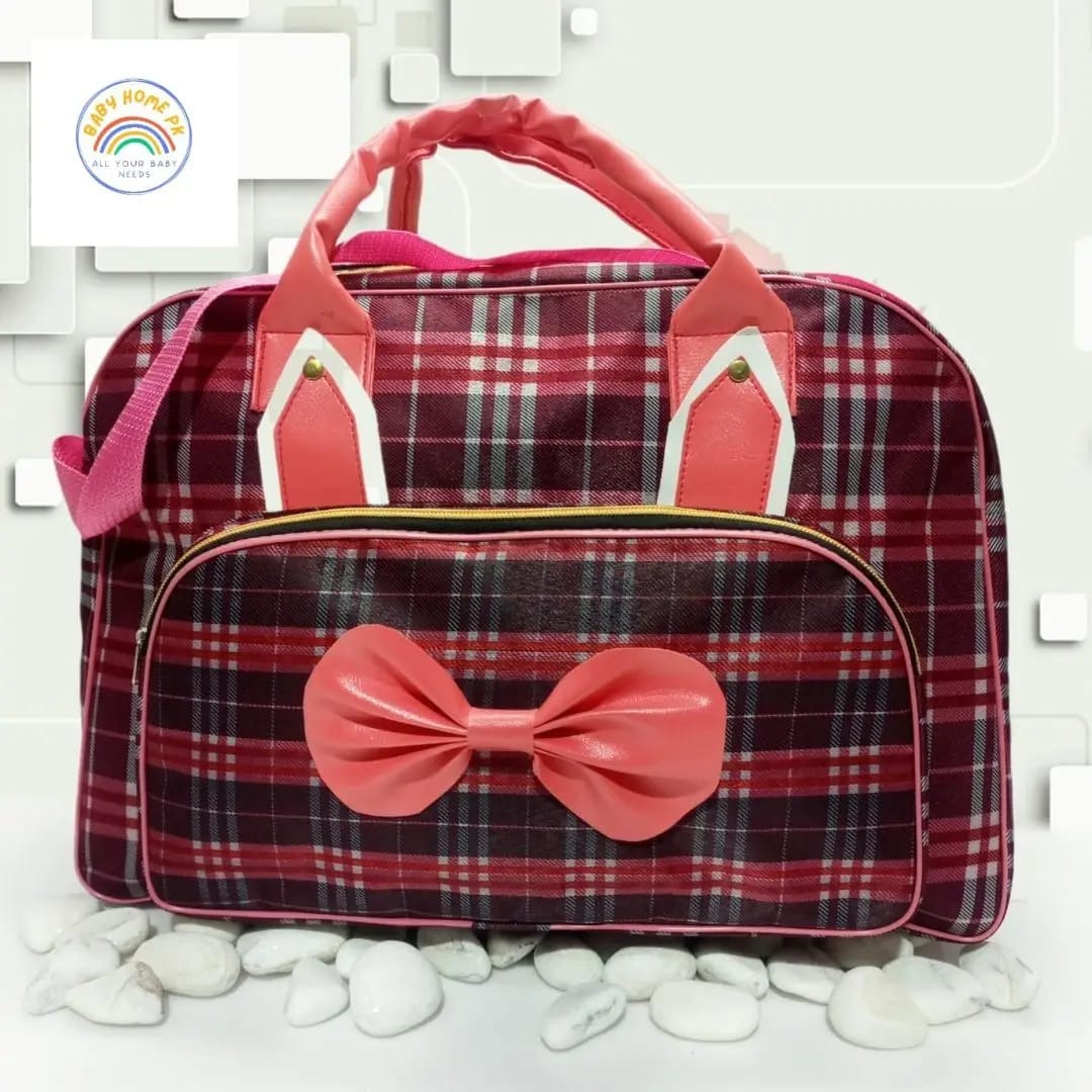 imgi_59_1ca2c5b0e2cbc146b538e056c5d6259f Baby Diaper Bag & Accessories / Bow Design Big Size Baby Bag for Mom - Image 1