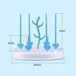 Tawakkal Mart Baby Feeder Dryer, Baby Bottle Drying Rack, Feeder Drying Rack Large Capacity Bottle Dyer Holder For Baby Bottles Nipples Cups Pump Parts And Accessories Drying Rack - Image 6