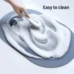 Non-Slip Waterproof Bathroom Mats Set | Absorbent Plush Bath Rugs for Kids, Boys, and Pets | Quick-Dry Microfiber Comfort Mat with Decorative Designs - Image 3