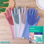 Kitchen Washing Hand cleaning Gloves waterproof gloves for Washing Dishes or Clothes household durable - Pair - Image 2