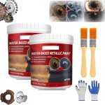 Water Based Metal Rust Remover Metallic Paint Rust Conversion Agent Rust Converter With Brush