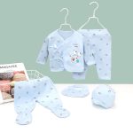 Imported Baby Starter Set - Zero Size Starter Gift Set | 0 to 6 Month Baby Starter Set | 5Pcs New Born Baby Clothes - China Stuff Suit Winter And Summer - Image 4