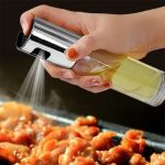 Stainless Steel Oil Sprayer Bottle 100ml – Refillable Cooking Oil Mister for Olive Oil, Air Fryer, BBQ, Baking, Grilling, Frying – High Pressure Spray Bottle for Kitchen, Salad Dressing – Food Grade Glass, Portable Cooking Accessories, Healthy Tools - Image 4