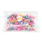 LOVE DADDY&MUMMY I LOVE DADDY&MUMMY-2/4/6/8/10/12/14/16/18/20/30/40/50Pcs/Bag Mini Cute Hair Claws Clips For Girls Baby Colorful Hairpin Cartoon Rabbit Flower Crown Star Hair Clips Children Clamp