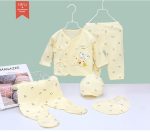 Imported Baby Starter Set - Zero Size Starter Gift Set | 0 to 6 Month Baby Starter Set | 5Pcs New Born Baby Clothes - China Stuff Suit Winter And Summer - Image 5