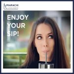 Pack of 5 - 4 Bent Stainless Steel Reusable Drinking Straws With Cleaning Brush Metal Straws - Image 4