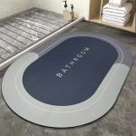 Non-Slip Waterproof Bathroom Mats Set | Absorbent Plush Bath Rugs for Kids, Boys, and Pets | Quick-Dry Microfiber Comfort Mat with Decorative Designs
