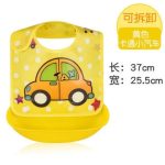 Baby Folding Plastic Rubber Baby Bib Napkin With Soft Tray By Tawakkal Mart. - Image 4
