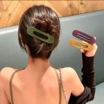 Korean Frosted Large Hair Clips For Women Girl Hair Accesories Fashion Color Solid Acrylic Hairpins Toothed Non-slip BB Barrette - Image 6