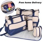 Baby Diaper Bag 5pcs Blue